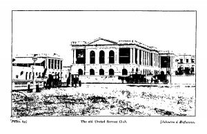 The old United Service Club. 