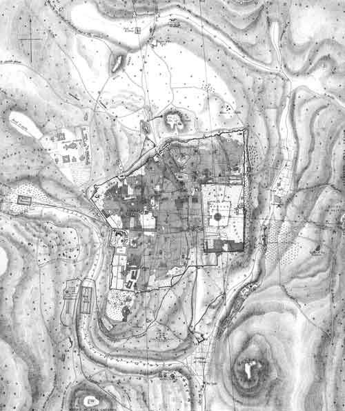 Illustration: Plan of Modern Jerusalem