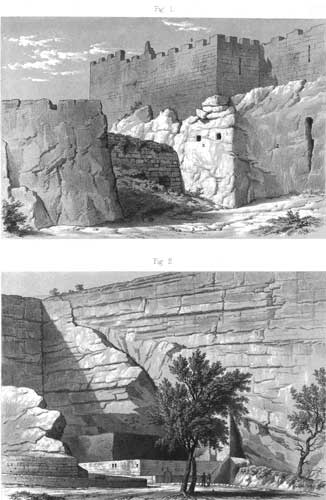 Illustration: Views of the Royal Caverns, and Grotto of Jeremiah