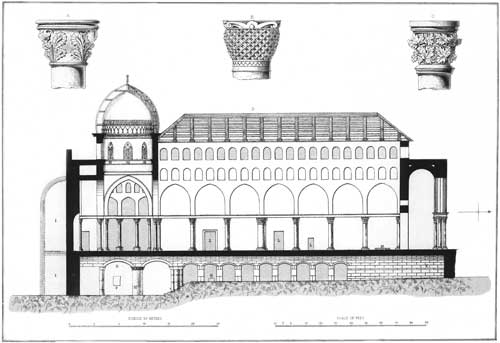 Illustration: Section of the Mosque of El-Aksa
