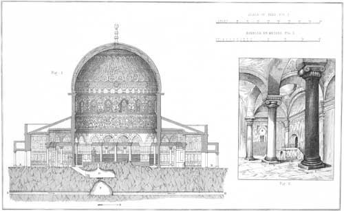 Illustration: Section of Kubbet Es-Sakharah