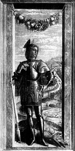 S. GEORGE FROM THE PAINTING BY MANTEGNA In the Accademia