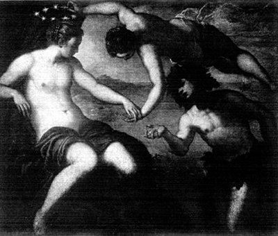 BACCHUS AND ARIADNE FROM THE PAINTING BY TINTORETTO In the Doges' Palace