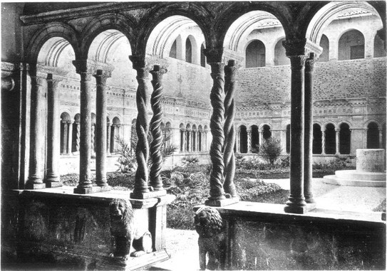 THE CLOISTERS OF THE LATERAN, AS NOW RESTORED