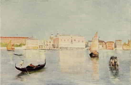 DOGE’S PALACE FROM ISOLA S. GIORGIO.