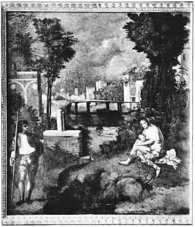 PALAZZO GIOVANELLI—GIPSY AND SOLDIER By Giorgione