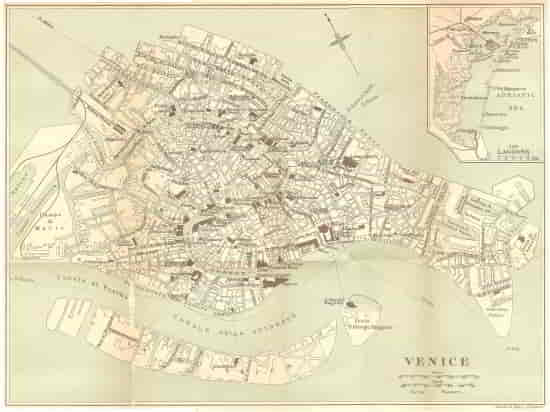 Map of Venice