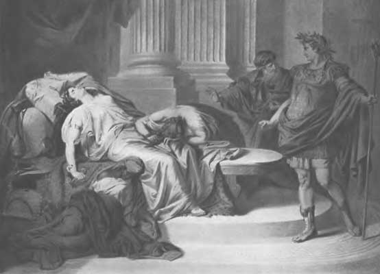 Augustus und Kleopatra, August von Heckel