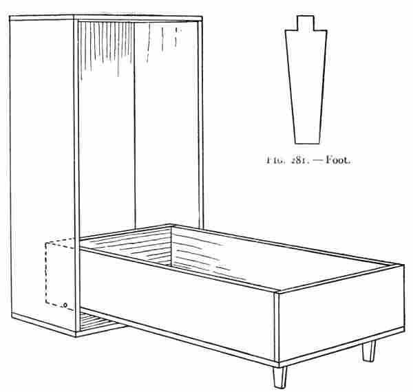 Folding-bed (open).