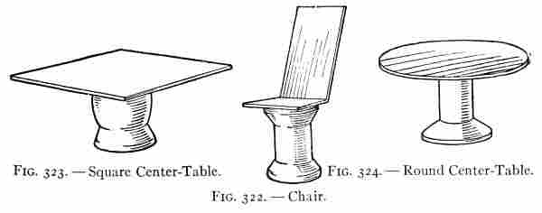 Table, Chair, Table.