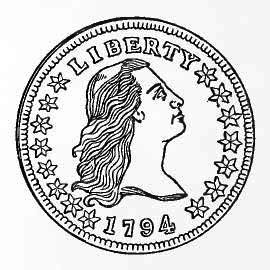 LIBERTY 1794 Silver Dollar