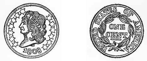 Front and back of a coin
