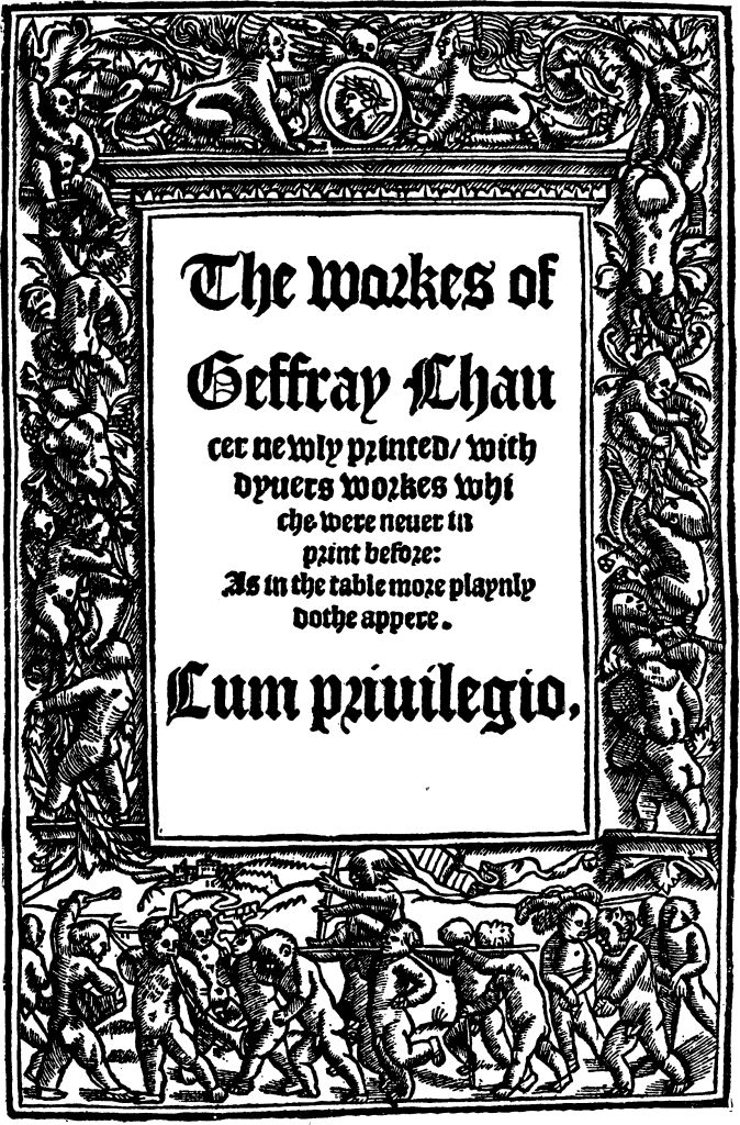 The Workes of Geoffrey Chaucer