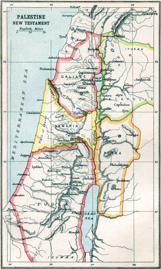 Palestine, New Testament