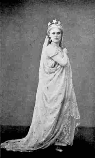 Christine Nilsson as Queen of the Night From a photograph by Pierre Petit