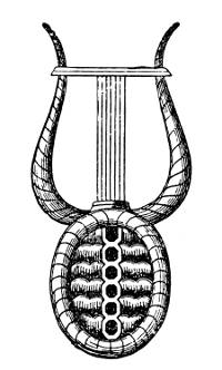 Fig. 60. The Chelys or tortoise-shell lyre.