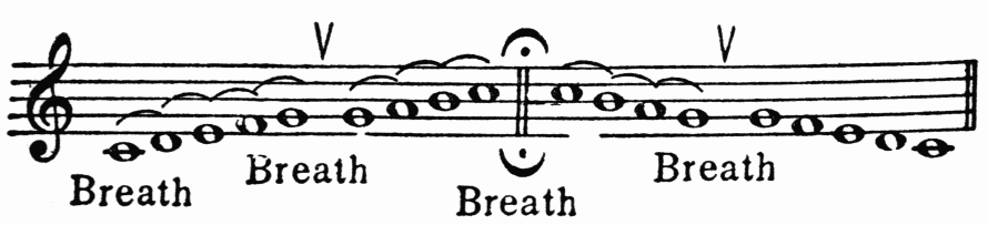 musical notation: Breath Breath Breath Breath