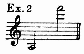 musical notation: Ex. 2