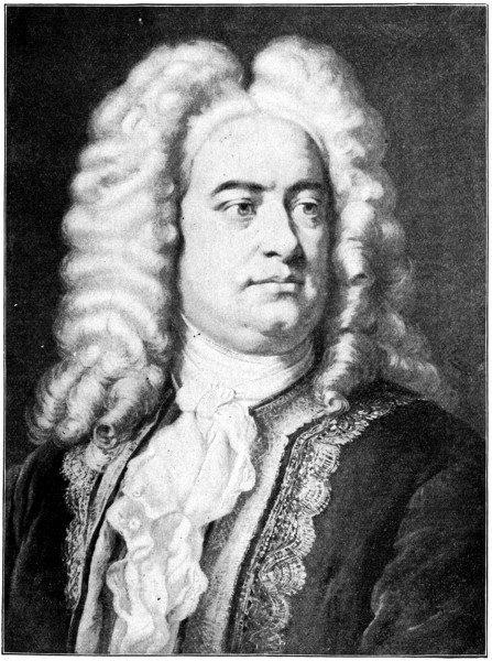 Portrait of George Frederick Handel.