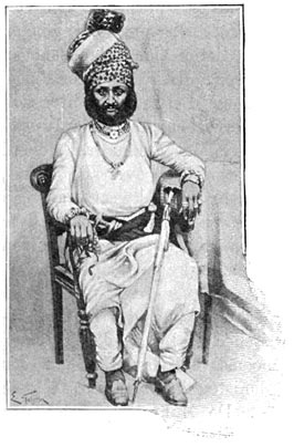 Een “girasia” of grondbezitter uit Kathiawar.