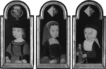 CHARLES V AND HIS TWO SISTERS,