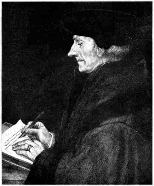 Portrait of Erasmus by Holbein