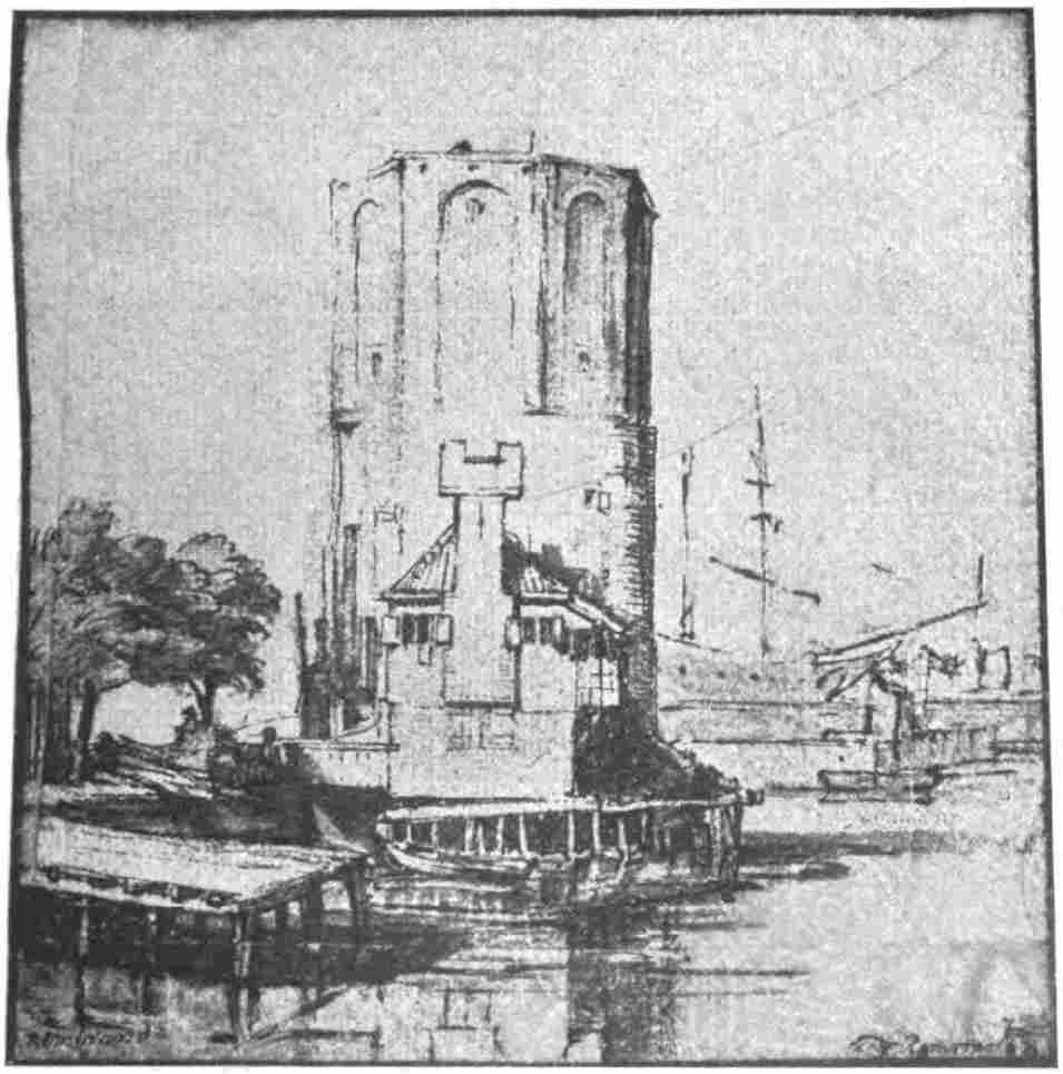 Plate 9. The Tower Called “Montelraanstoren” In Amsterdam