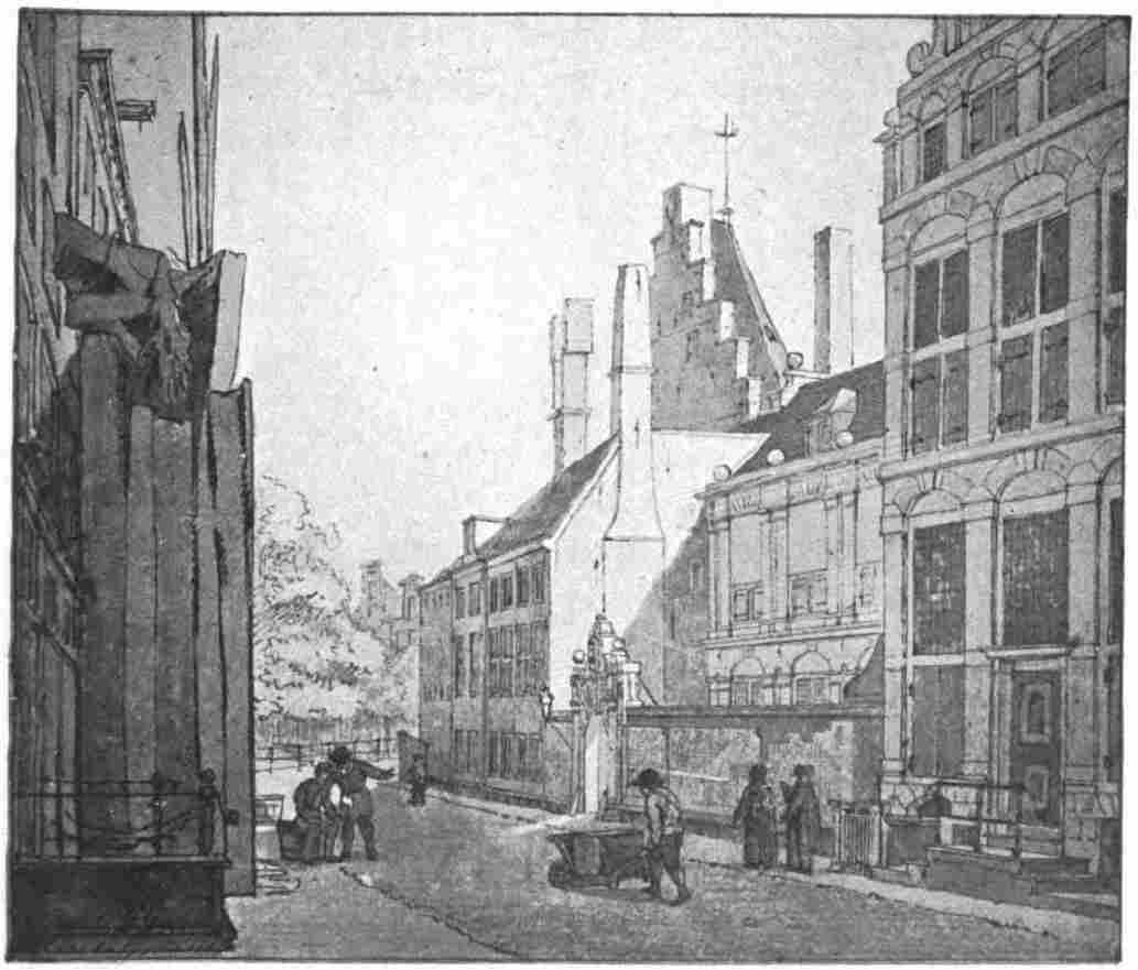 Plate 18. The “doelenstraat” In Amsterdam (old situation)
