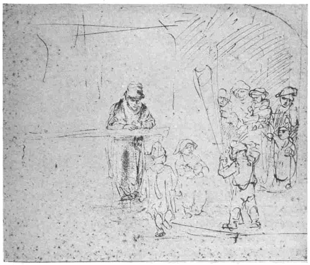 Plate 25. Children Refore A Street Door: The One In The Middle With A “Rommelpot”