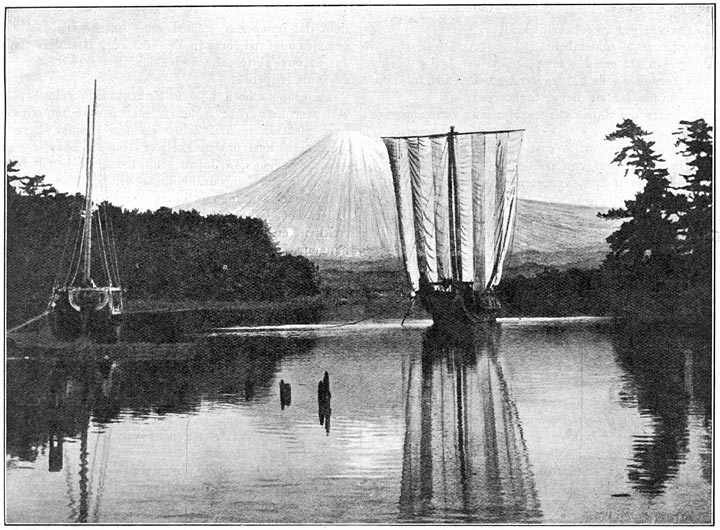 De Fuji-yama in het najaar.
