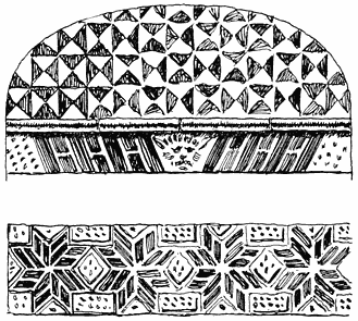 MOSAIC BRICK AND STONE WORK FROM DORDRECHT (see opposite page).