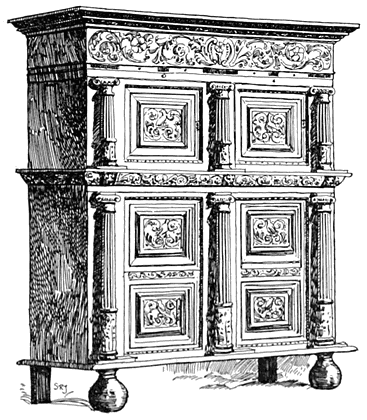 CARVED CABINET FROM HAARLEM