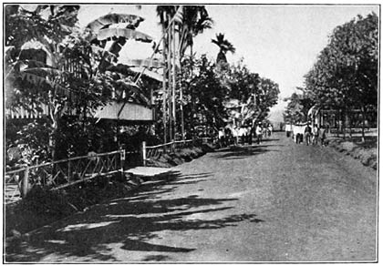 A Typical Bukidnon Village Street.