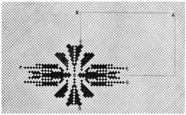 Plate LXXVIII. Detail of fishtail palm design.