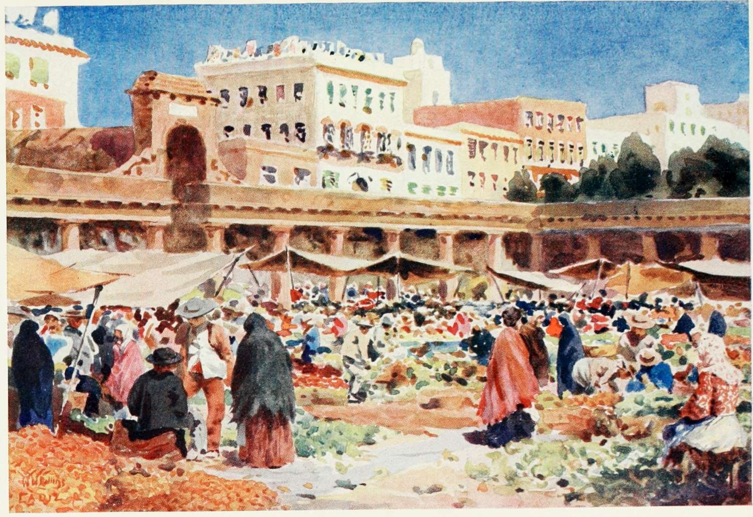 Рынок в древнем риме