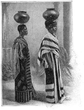 Soeaheli-vrouw en slavin uit Zanzibar.