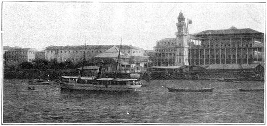 Kade en sultanspaleis te Zanzibar.