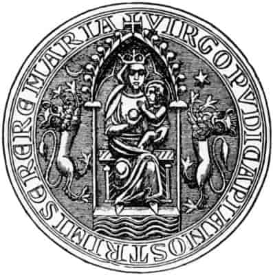 Seal of St Mary's Abbey.