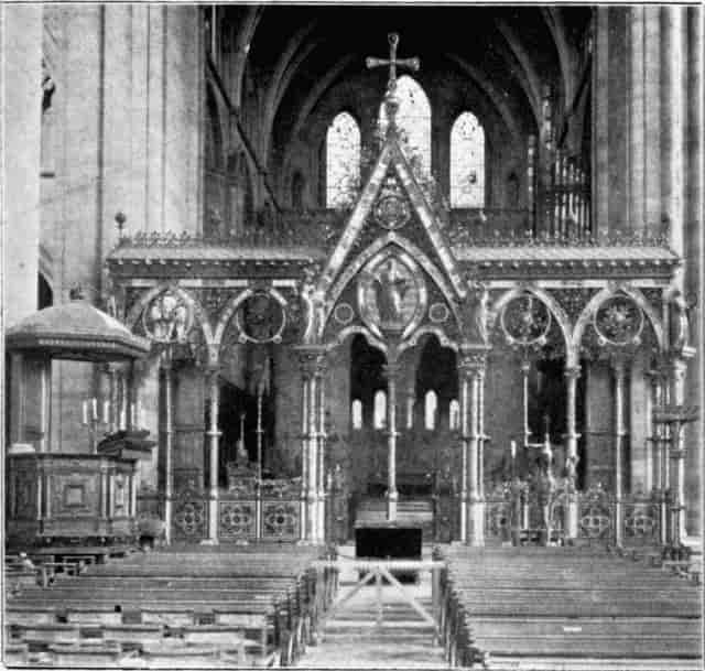 Illustration: THE CHOIR SCREEN.