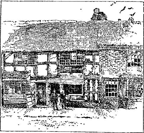 SHAKESPEARE'S BIRTH-HOUSE BEFORE THE RESTORATION IN 1857.