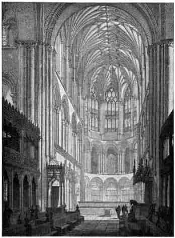 The Choir and Presbytery in 1816.
