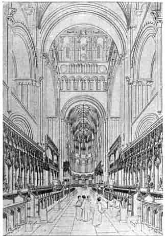 The Choir Stalls at the beginning of the Nineteenth Century.