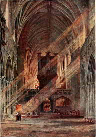 EXETER INTERIOR OF THE NAVE