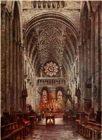 OXFORD CHRISTCHURCH INTERIOR OF THE NAVE