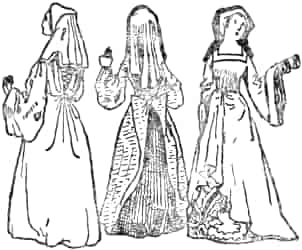 Three women of the time of Henry VII.