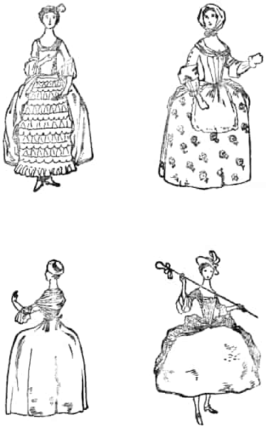 Four women of the time of George II.