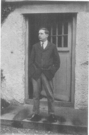 From a photograph by Lambert Weston and Son, Folkestone H.G. WELLS, IN 1908 At the door of his house at Sandgate