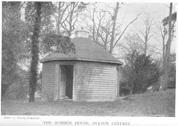 The Summer House, Oulton Cottage. Photo: C. Wilson, Lowestoft