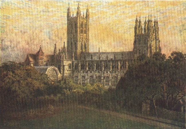 NORTH SIDE, CANTERBURY CATHEDRAL
