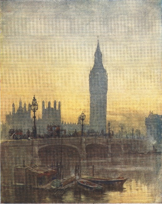 HOUSES OF PARLIAMENT AND WESTMINSTER BRIDGE, LONDON